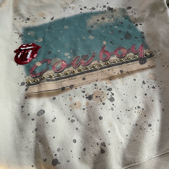 Cowboy Graphic Crew Neck Sweatshirt - Picture 3 of 11